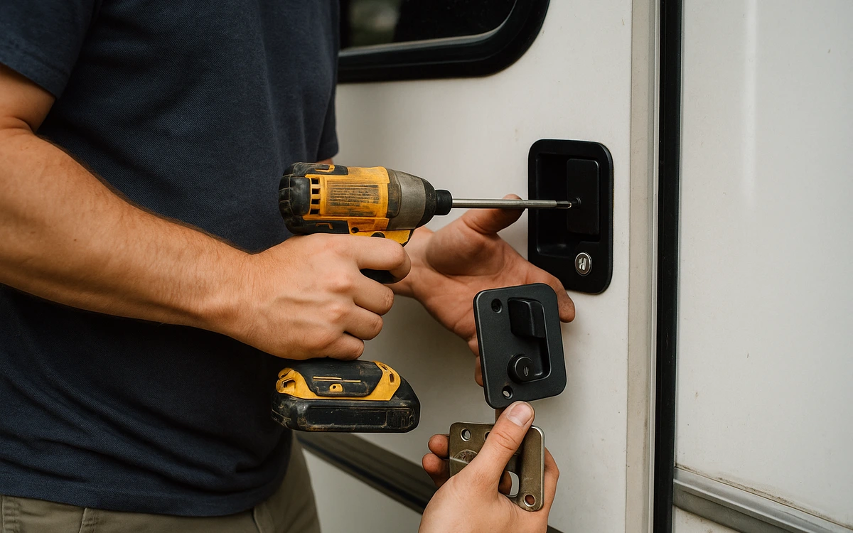 Rv door lock replacement contractor